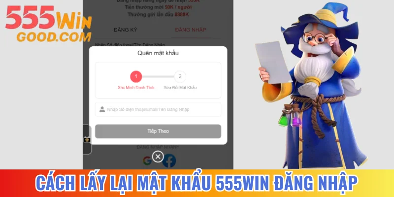 Cách lấy lại mật khẩu đăng nhập